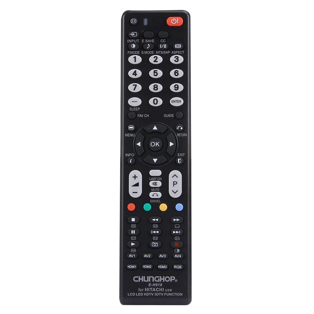 Universal Remote For Hitachi Led / Lcd / 3Dtv-1922443477795344384