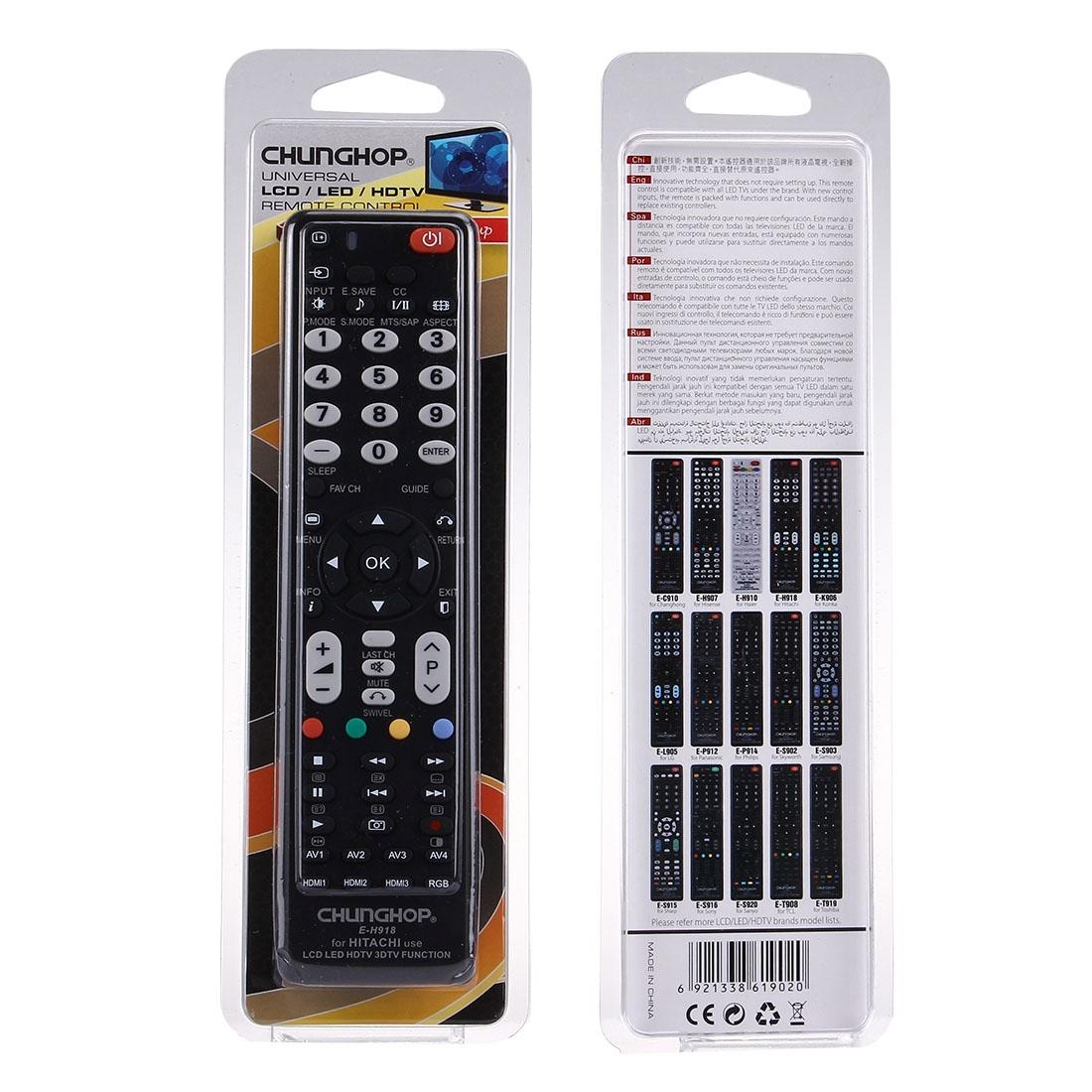Universal Remote For Hitachi Led / Lcd / 3Dtv-1922443477795344391