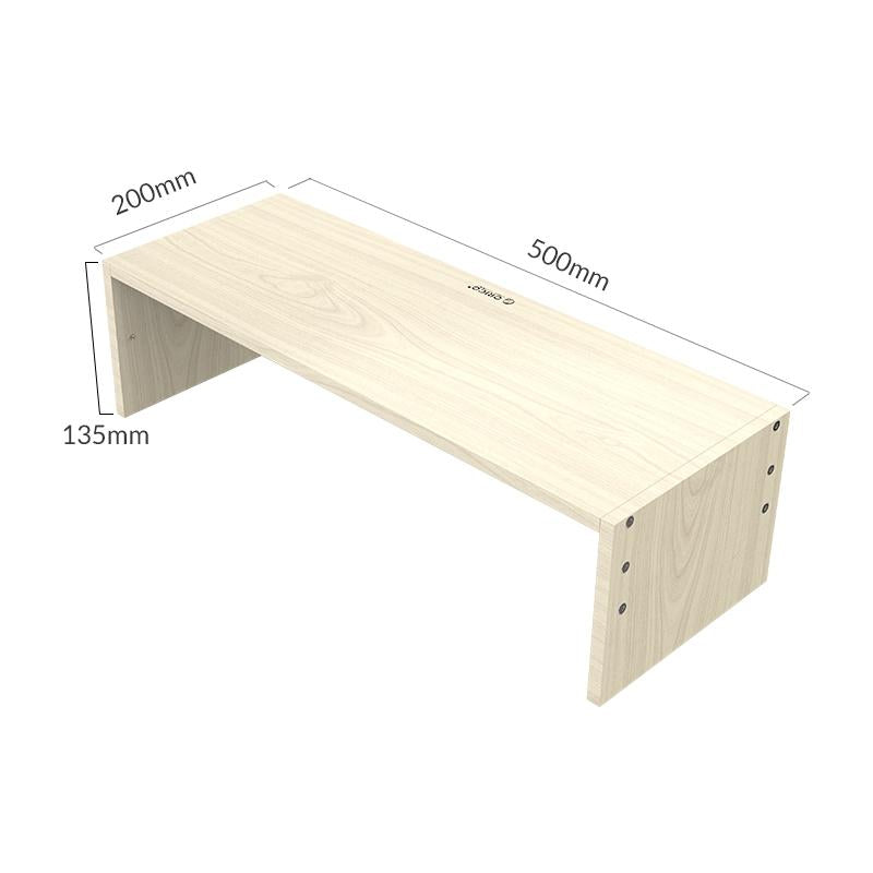 Natural Wood Monitor Stand - Compact Design-1915198222012387332