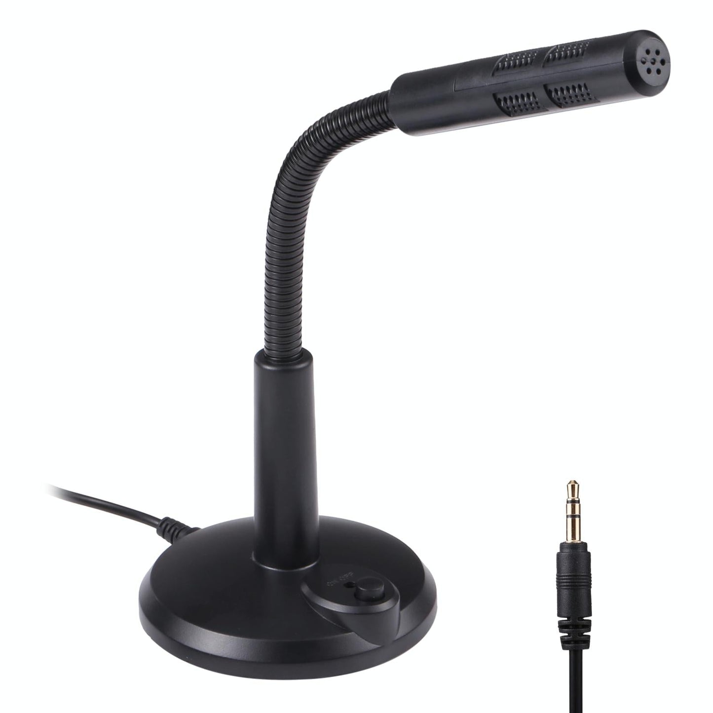 Drive-Free Computer Microphone - 3.5Mm Plug Black 3.5M-1915196768287592456