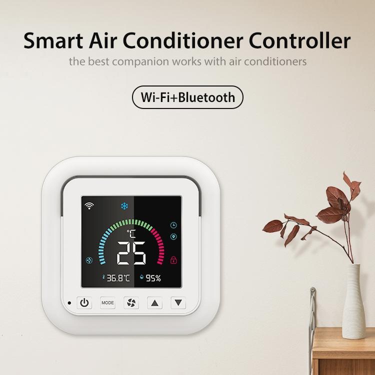 Smart Wifi Infrared Ac Controller - Colour Screen - White-1915196803444248582