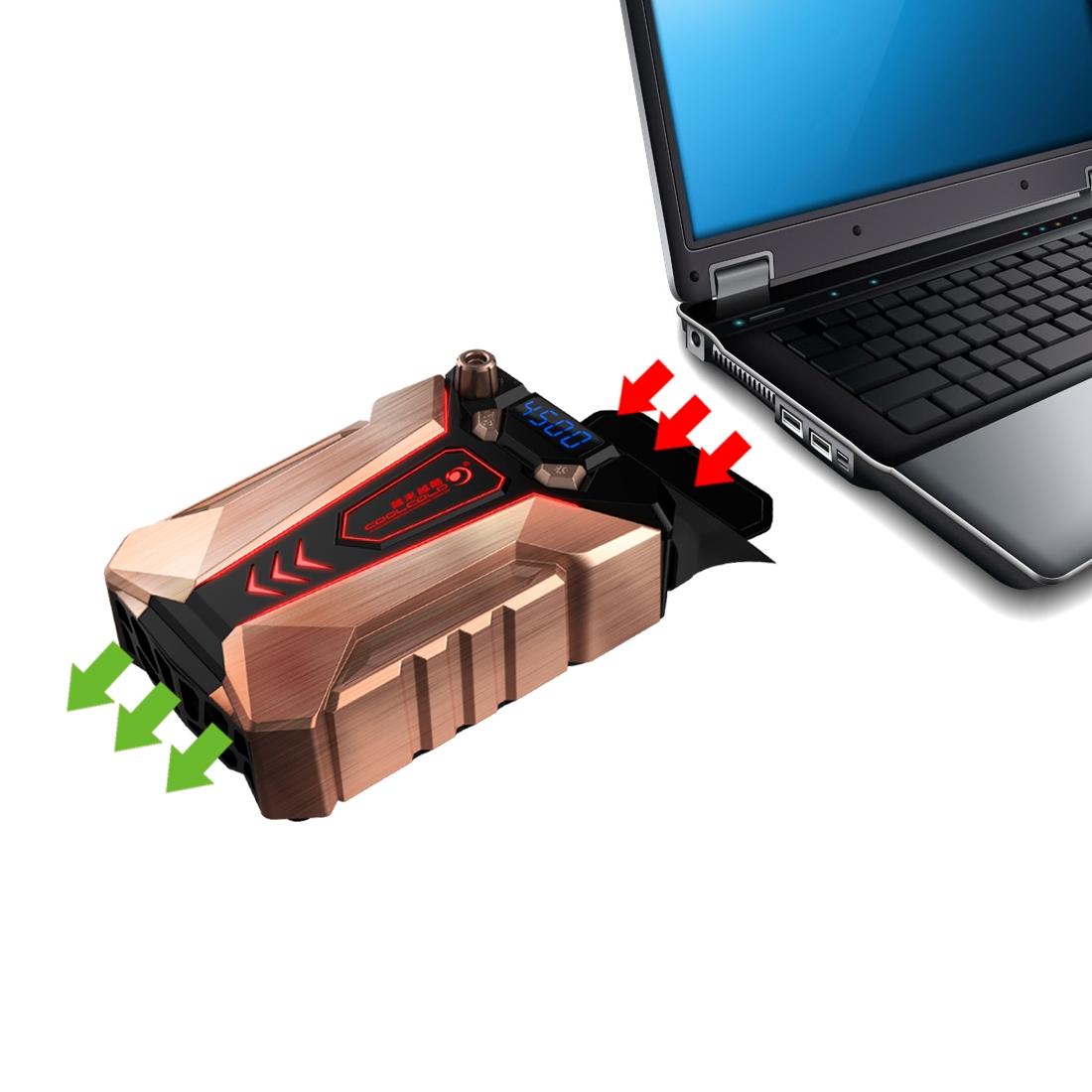 Ultra Silent 7 Laptop Cooling Fan - Portable Ac 220V Bronze-1915197616673656835