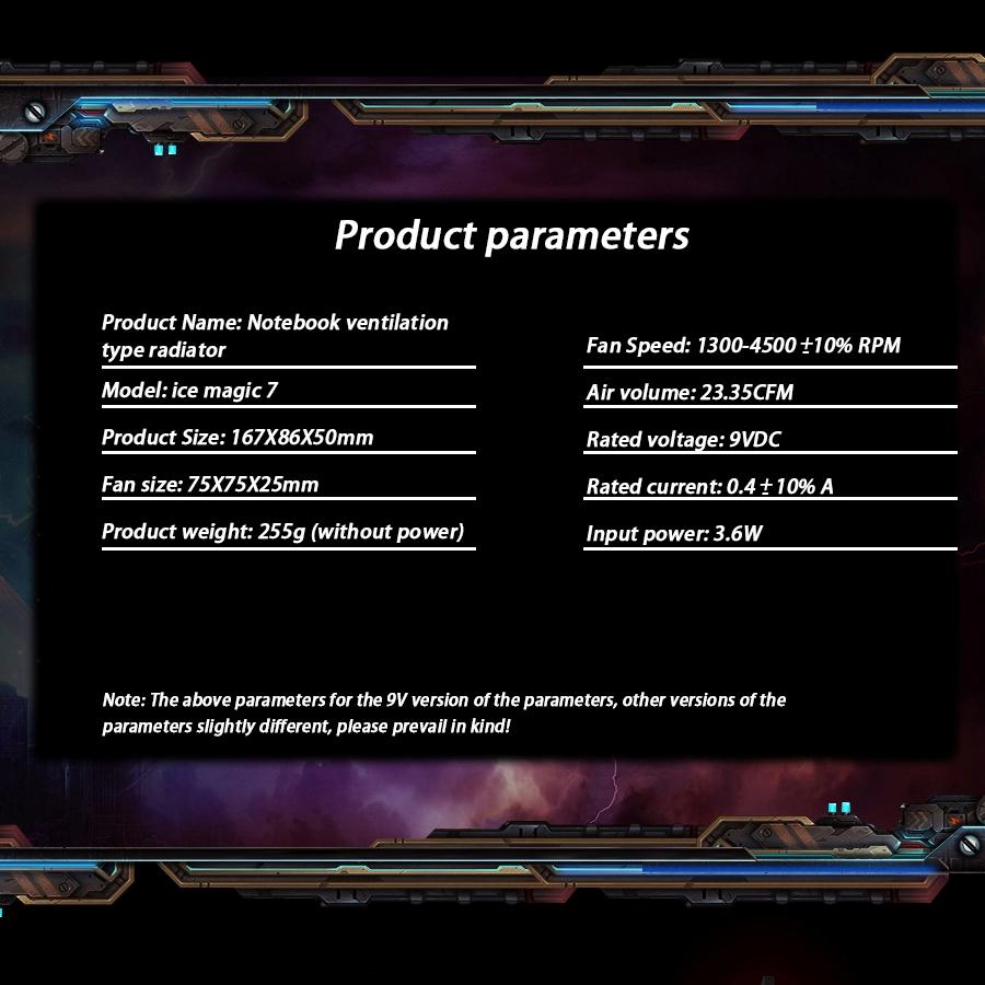 Ultra Silent 7 Laptop Cooling Fan - Portable Ac 220V Bronze-1915197616673656841