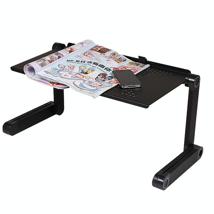 Adjustable Foldable Laptop Stand - Portable Aluminium Alloy - 360 Degree Rotation-1915196679531925507