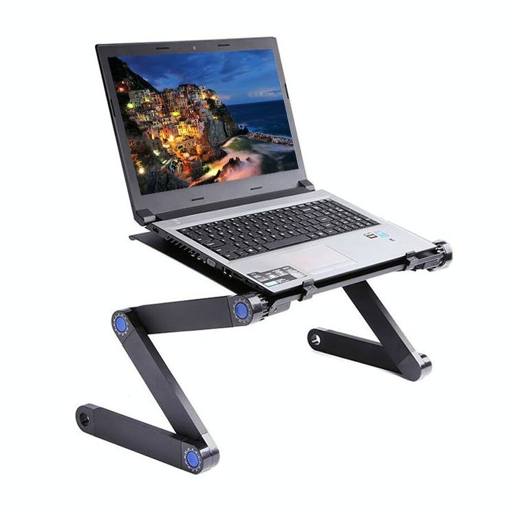 Adjustable Foldable Laptop Stand - Portable Aluminium Alloy - 360 Degree Rotation-1915196679531925508