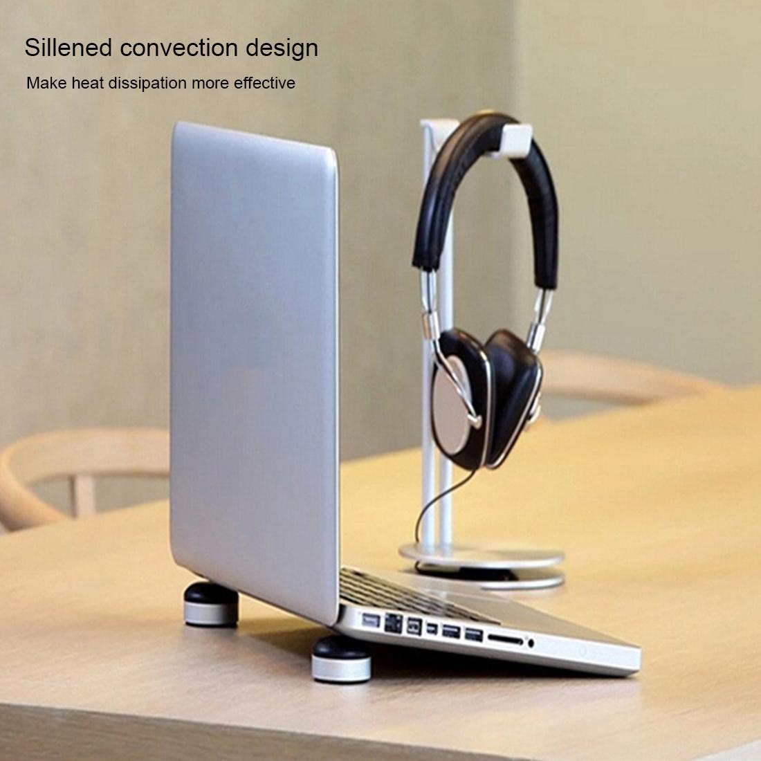 Aluminum Laptop Cooler Stand - Compact Design-1915198422097465348