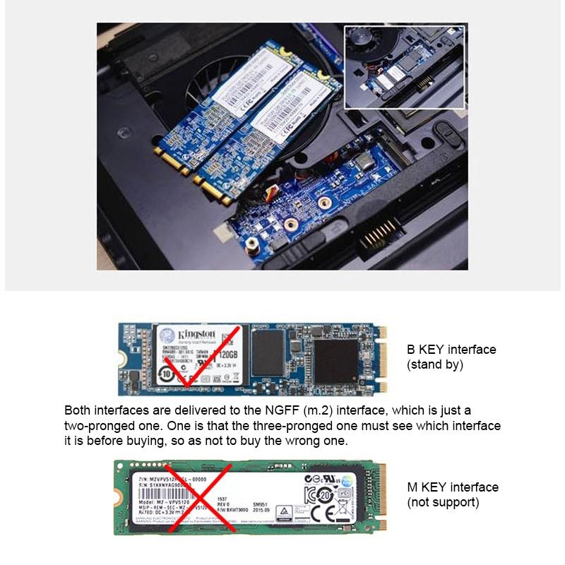 Convert M.2 Ngff Ssd To 2.5 Sata Iii Adapter-1915197925500260355