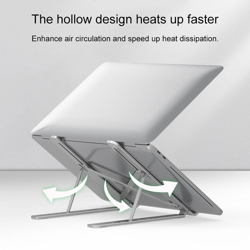 Adjustable Laptop Stand - Portable Folding Heat Dissipation Desktop Holder-1915198021268803587