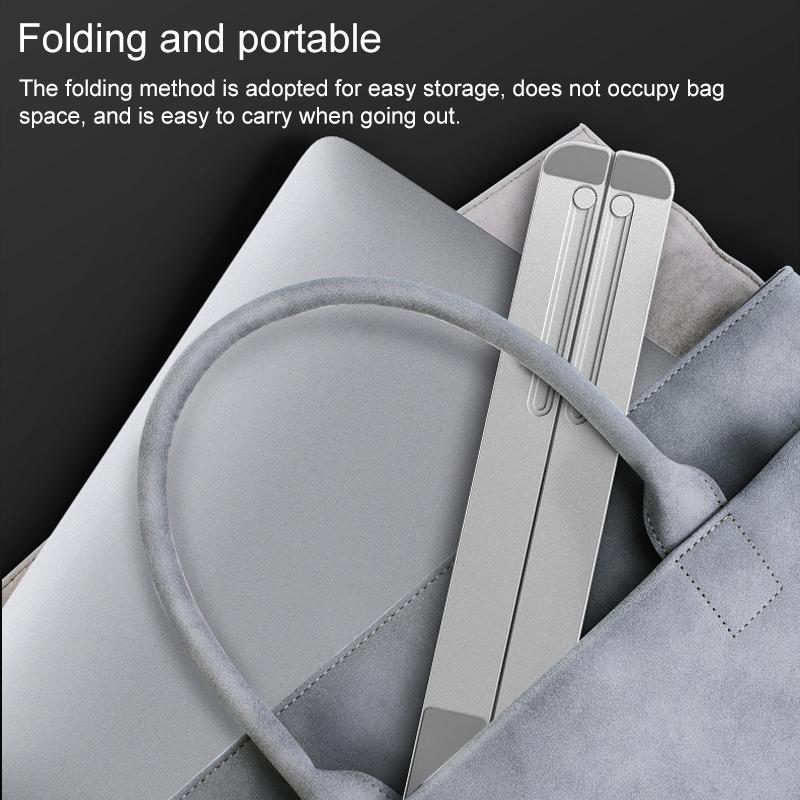 Adjustable Laptop Stand - Portable Folding Heat Dissipation Desktop Holder-1915198021268803590