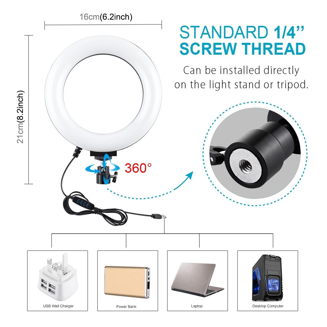 Live Broadcast Dual Phone Bracket With 1.1M Tripod & 6.2 Inch Led Ring Light Kit-1915197485282889733