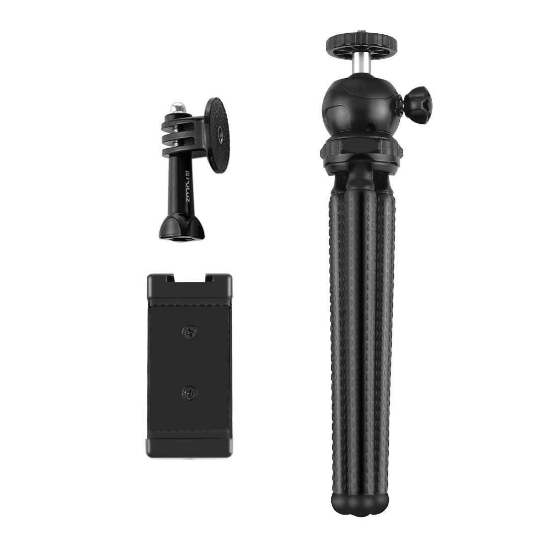 Flexible Mini Octopus Tripod With Ball Head And Phone Clamp-1915198032052359175