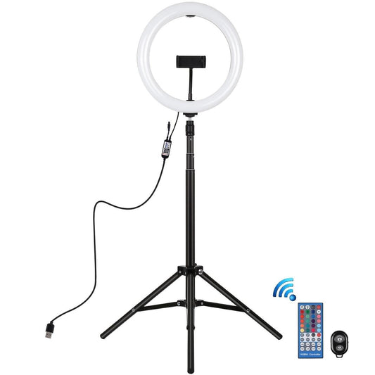 10.2 Rgbw Led Ring Light Kit With Tripod And Remote Control-1915196754463166465