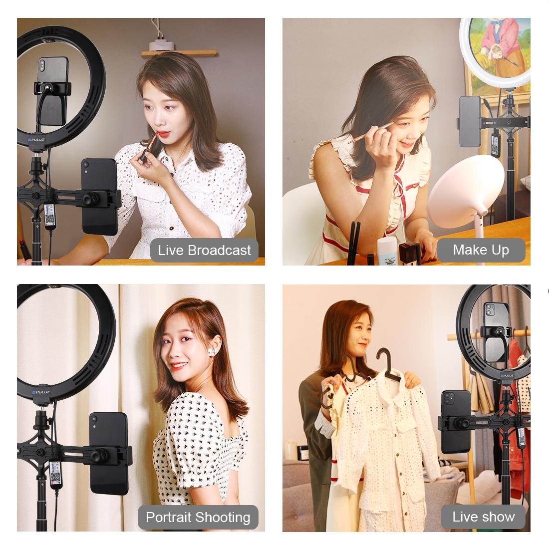 10.2 Rgbw Led Ring Light Kit With Tripod And Phone Mount-1915196769336168453