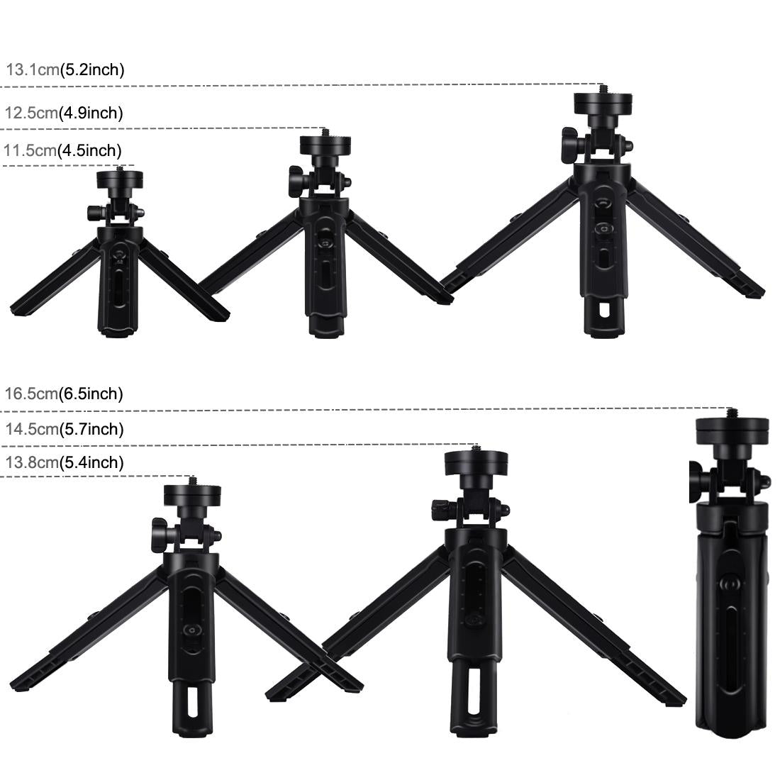 Usb 3 Modes Dimmable Led Ring Light & Pocket Tripod Kit With Cold Shoe Ball Head - 4.7 Inch Diameter-1915196489974550530