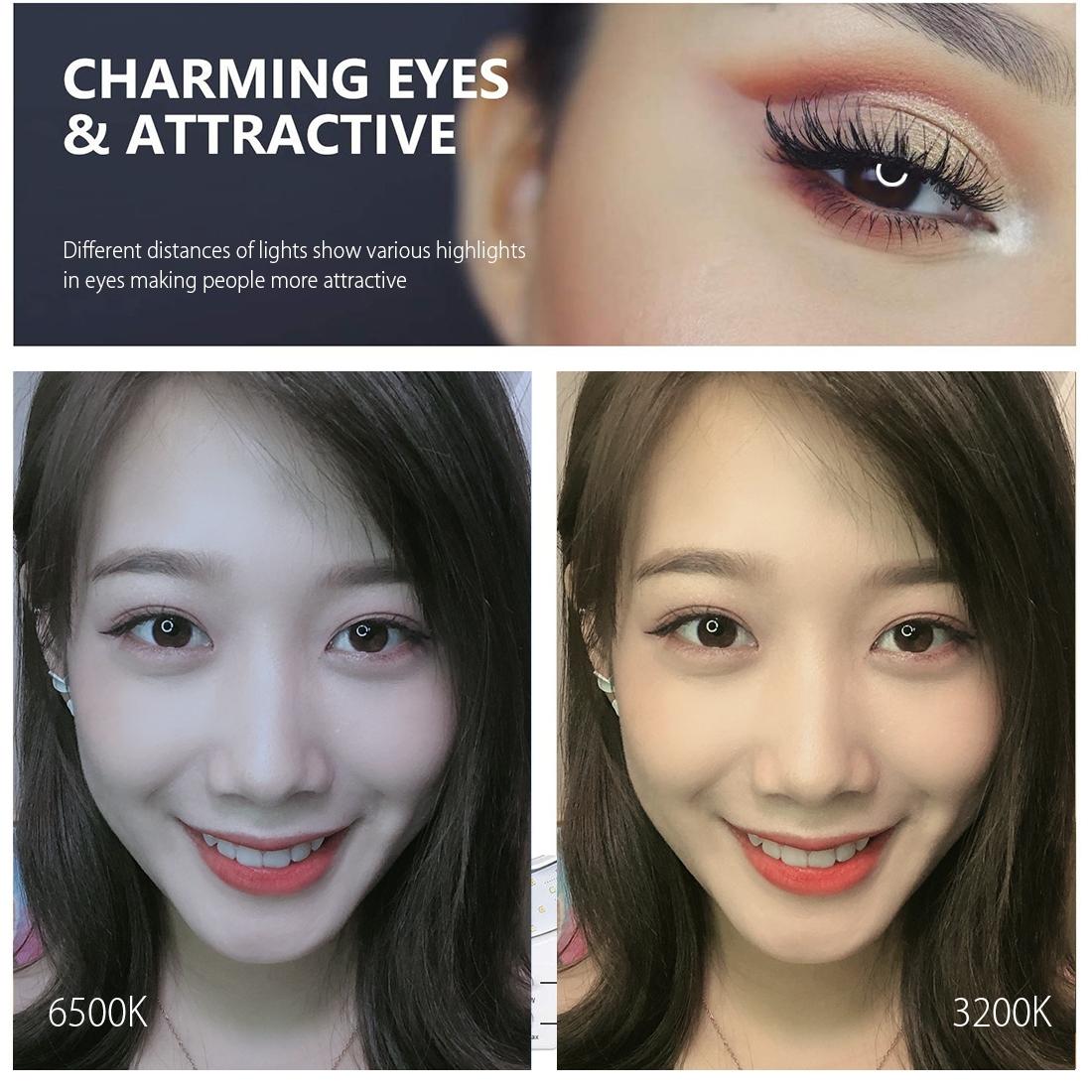 6.2 Led Ring Light With Usb 3 Modes Dimmable Cold Shoe Tripod Mount - Pink-1915196538020302855