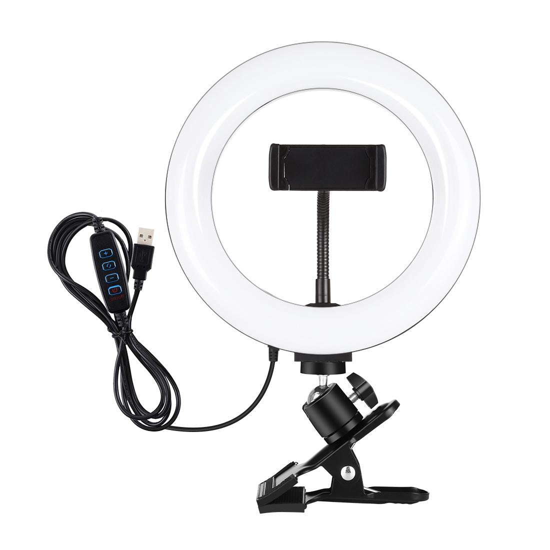 7.9 Ring Selfie Light With Dual Colour Led For Vlogging & Photography-1915196671587913729
