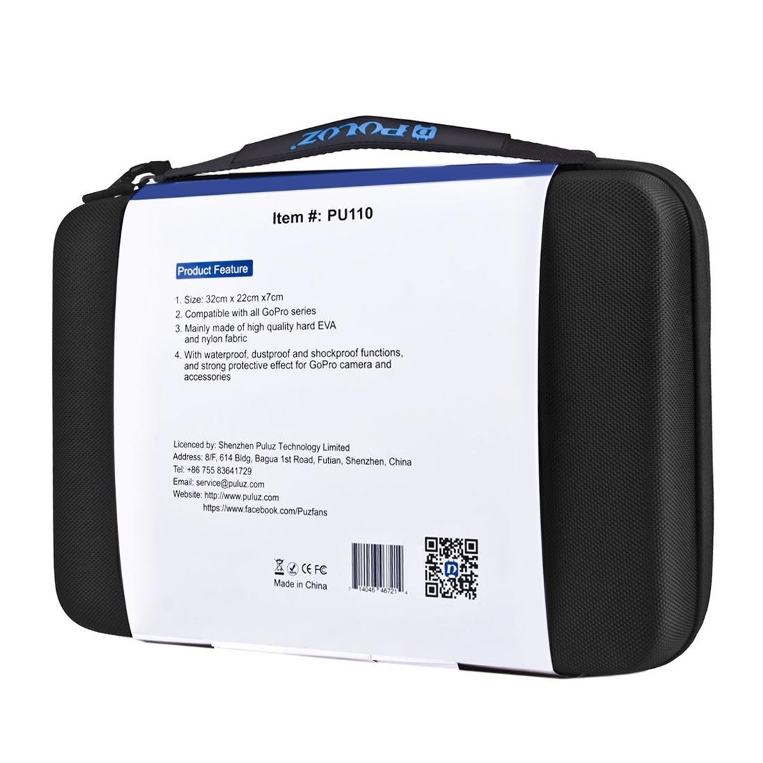 Waterproof Travel Case For Action Cameras And Accessories - Large Size-1922443461563387913