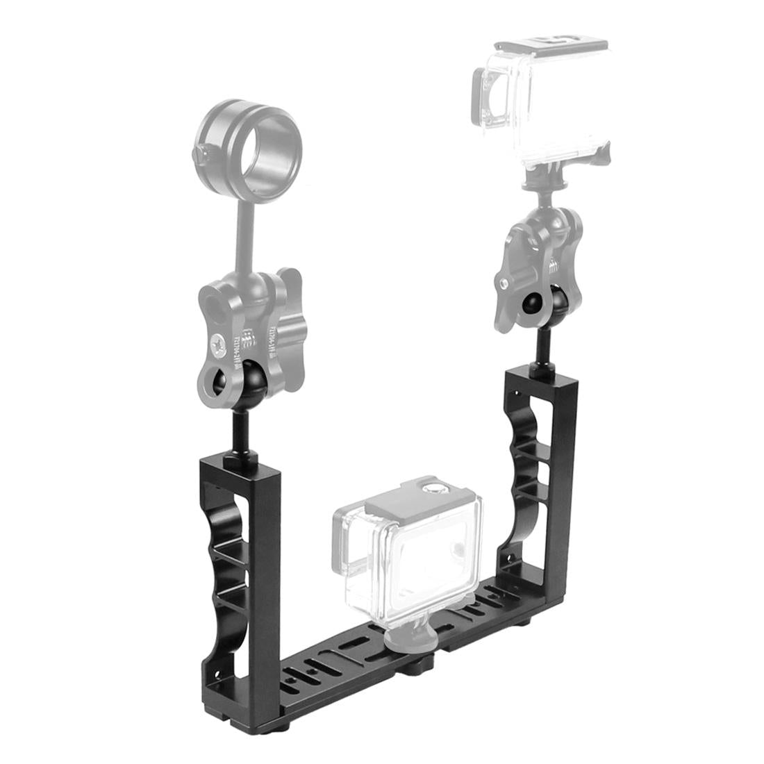 Adjustable Dual Handheld Lamp Arm For Action Cameras-1915198435955445760