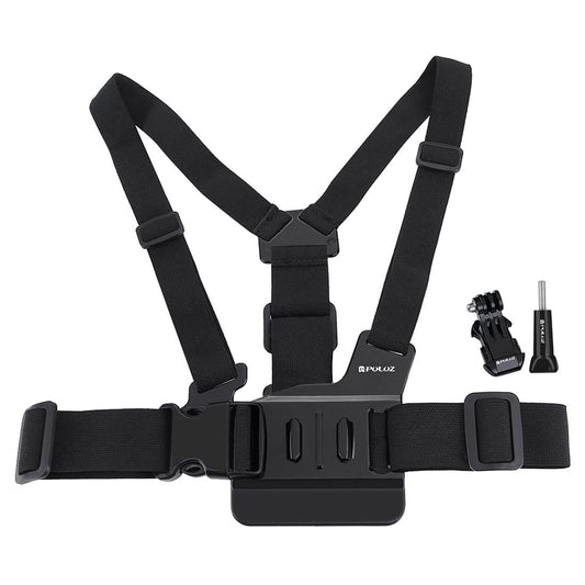 Universal Body Mount Belt For Action Cameras With J Hook And Long Screw-1915197484465000449