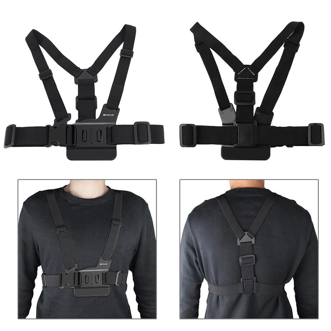 Universal Body Mount Belt For Action Cameras With J Hook And Long Screw-1915197484465000453