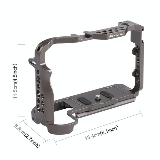 Canon Eos R5 / R6 Video Camera Cage Stabilizer - Handleless Bronze-1915196609474465793