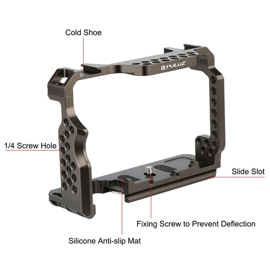 Sony A7 Iii / A7R Iii Camera Cage Stabilizer - Bronze No Handle-1915196609323470850