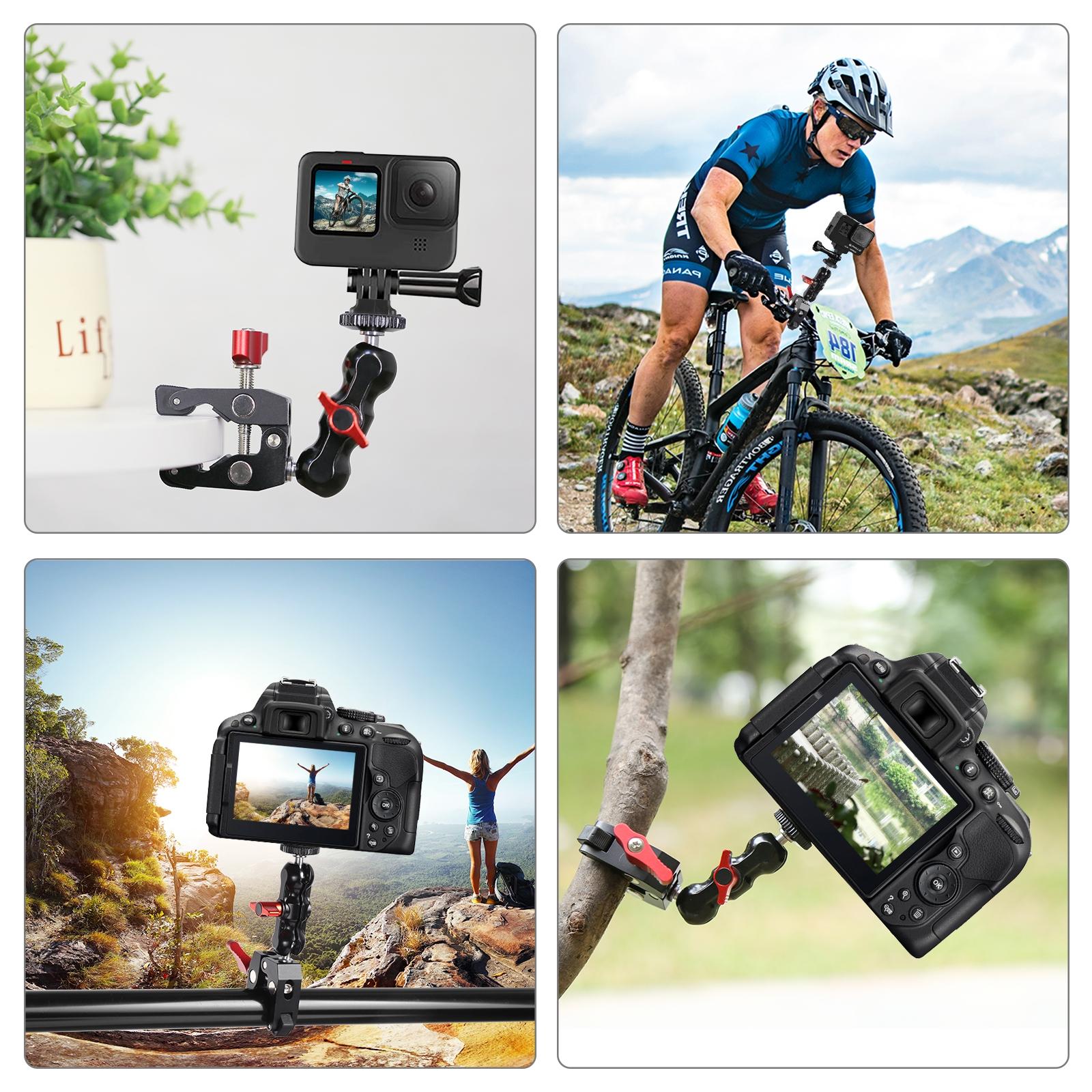 Versatile Magic Arm Clamp For Mounting - Red-1915196593099902981