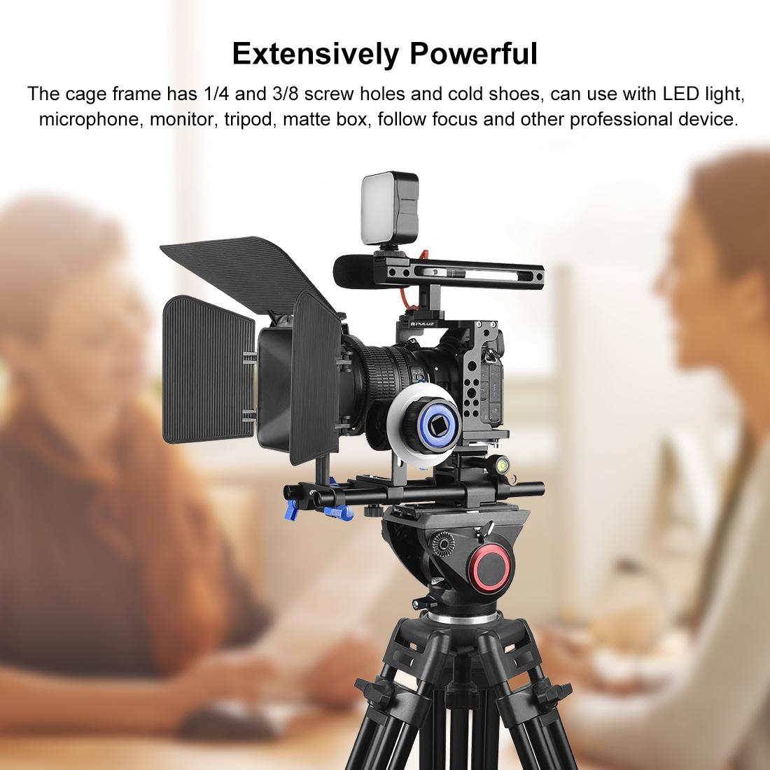 Filmmaking Rig With Handle For Nikon Z6 / Z7 - Black Cage-1915196495943045126