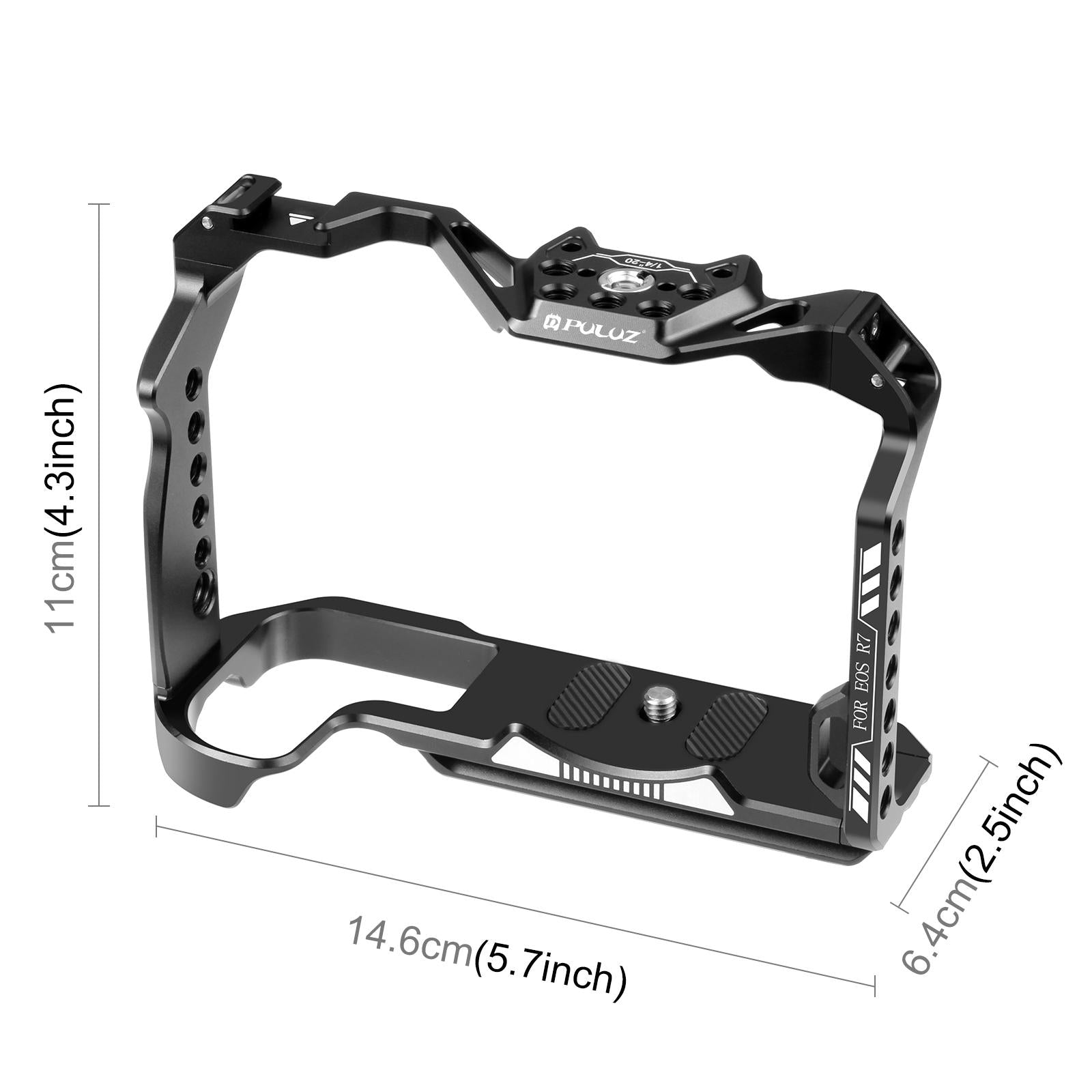 Metal Camera Cage For Canon Eos R7 Stabilizer Rig - Black-1915196775208194049