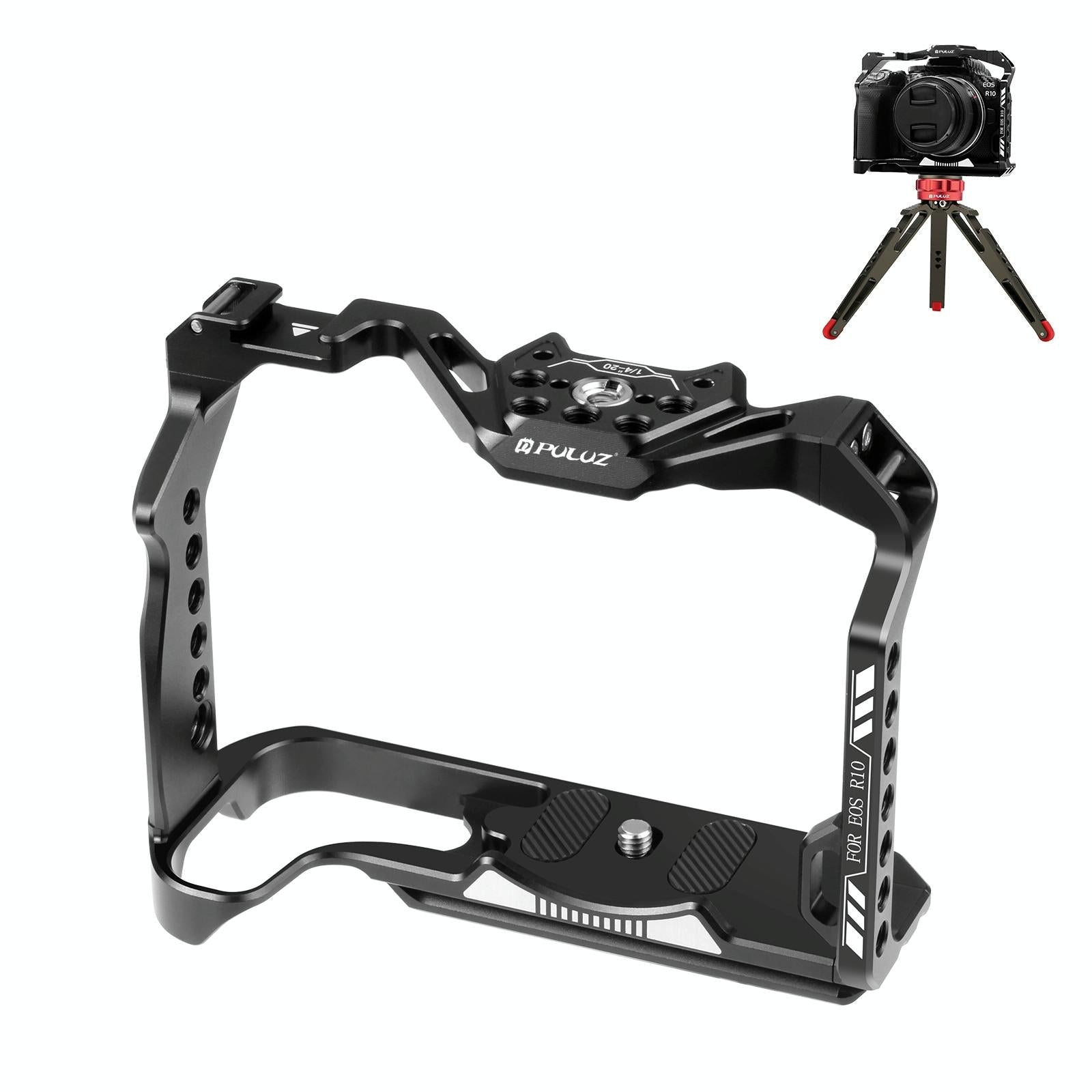 Metal Camera Cage For Canon Eos R10 Stabilizer Rig - Black-1915196790316077064