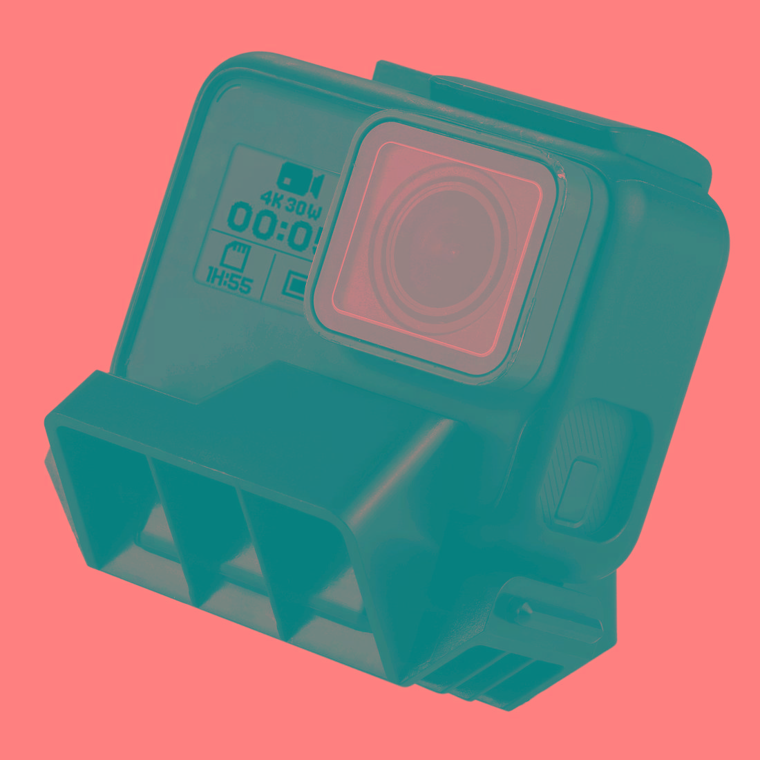 Universal Mount Adapter For Action Cameras - Compatible With Gopro Insta360 Dji And More-1915198396667400192