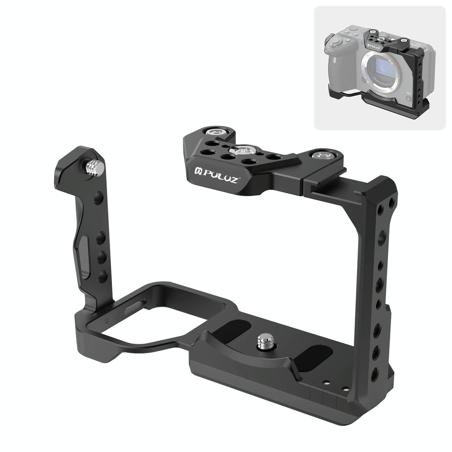 Sony Ilme-Fx30 / Fx3 Camera Cage With Nota Slider - Metal Stabilizer Rig Black-1915196697223499785