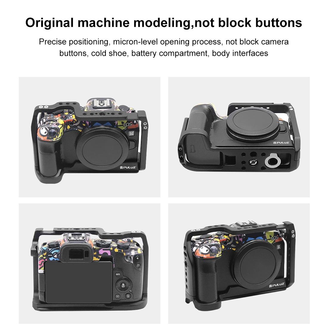 Metal Camera Cage For Canon Eos-Rp Stabilizer Rig - Black-1922443418399805444