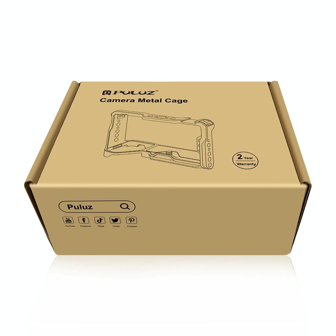 Wood Handle Metal Camera Cage For Sony Alpha 7C Stabilizer Rig-1915198410324054023