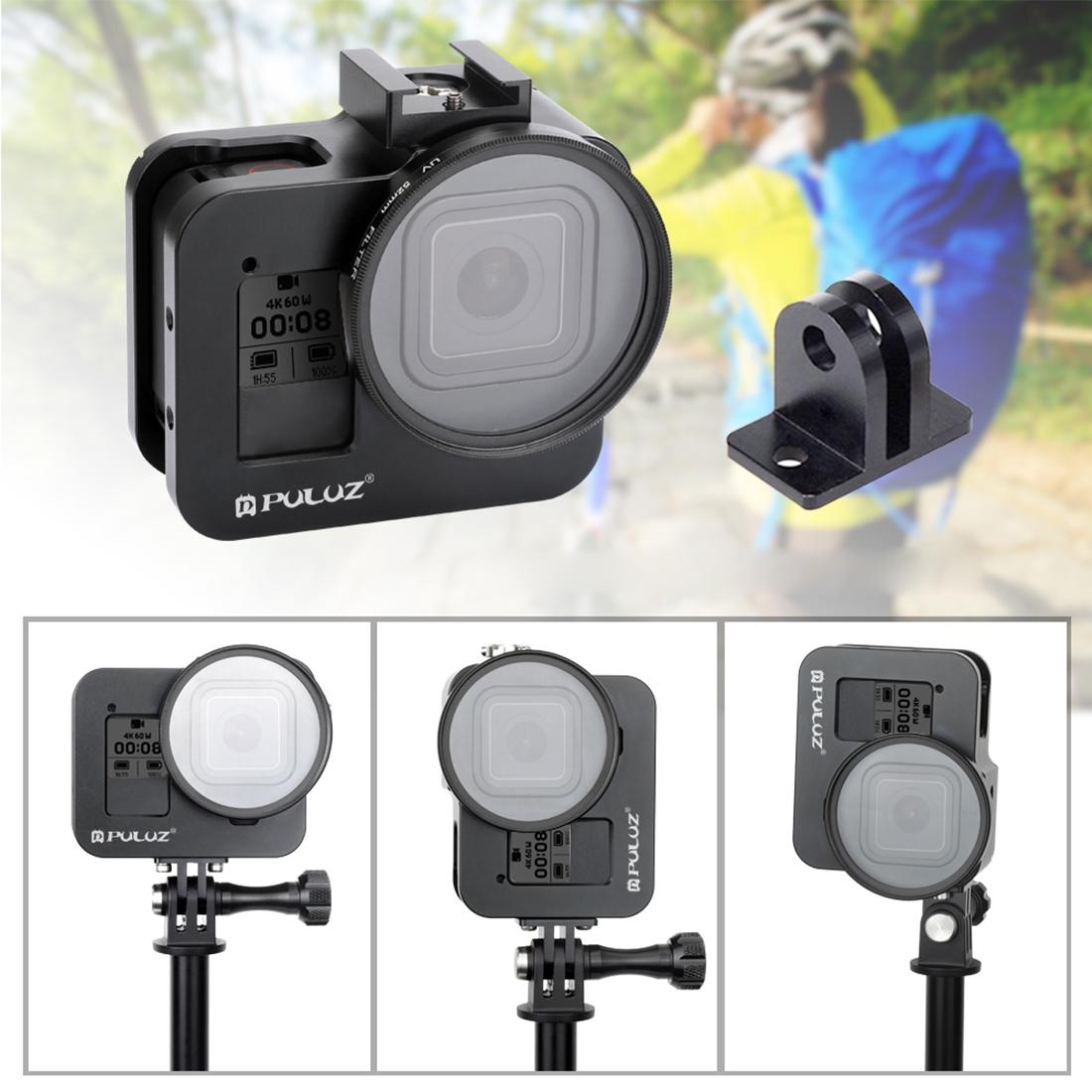 Aluminum Alloy Protective Cage With Insurance Frame And 52Mm Uv Lens For Gopro Hero8-1915196490440118280