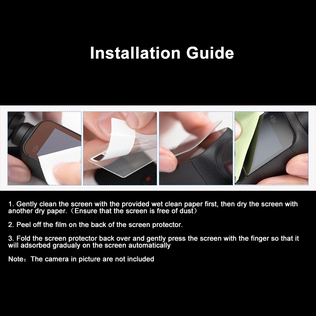 9H Tempered Glass Screen Protector For Dji Pocket Gimbal - 2.5D Hd-1915197517151211529