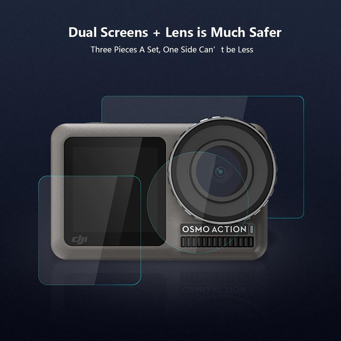 9H Tempered Glass Film For Dji Action Lens And Lcd Display-1915197006867992582