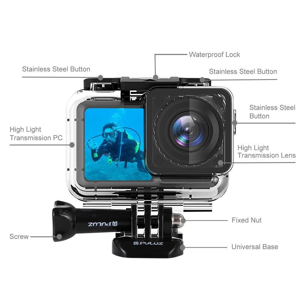 Waterproof Diving Case For Dji Action Camera - 61M Depth-1915197015814443011