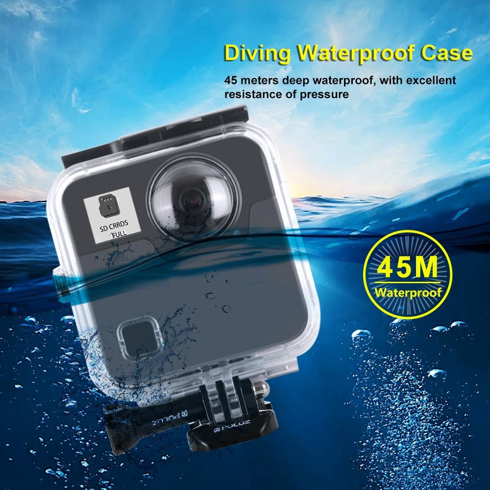 Waterproof Diving Case For Gopro Fusion - 45M Depth-1915198123974725637