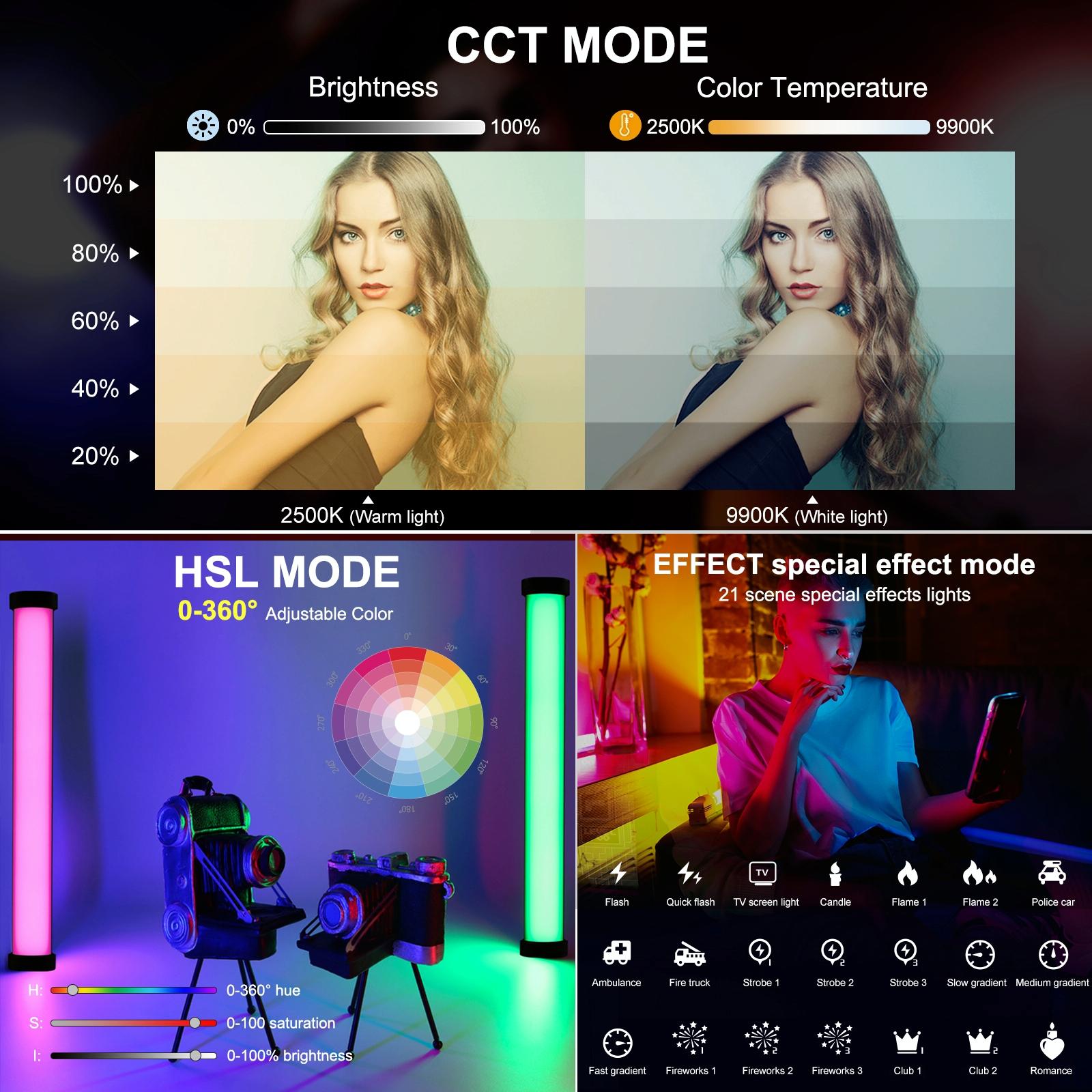 Handheld Rgb Fill Light With 135 Leds-1915197486411157507