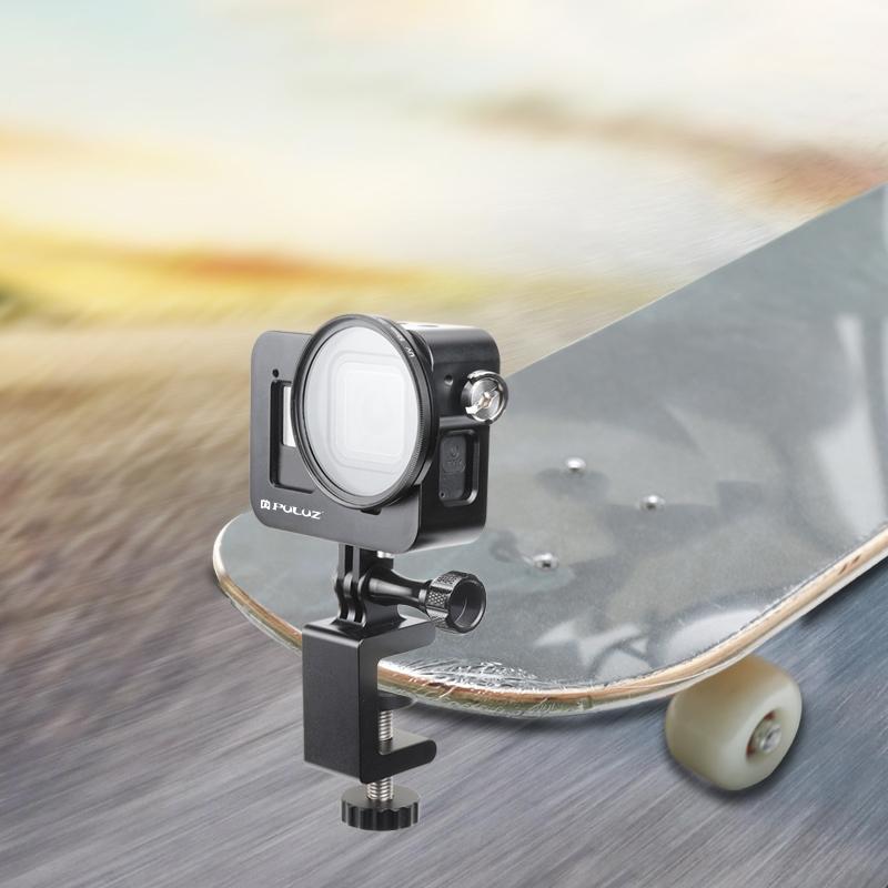 Aluminum Protective Cage With 52Mm Uv Lens For Gopro Hero8-1915196505392812034