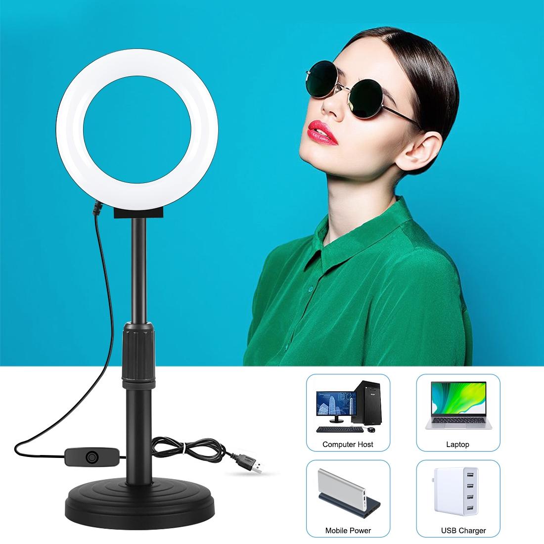 Curved Usb Led Ring Light For Selfie Beauty And Vlogging-1915196762042273796