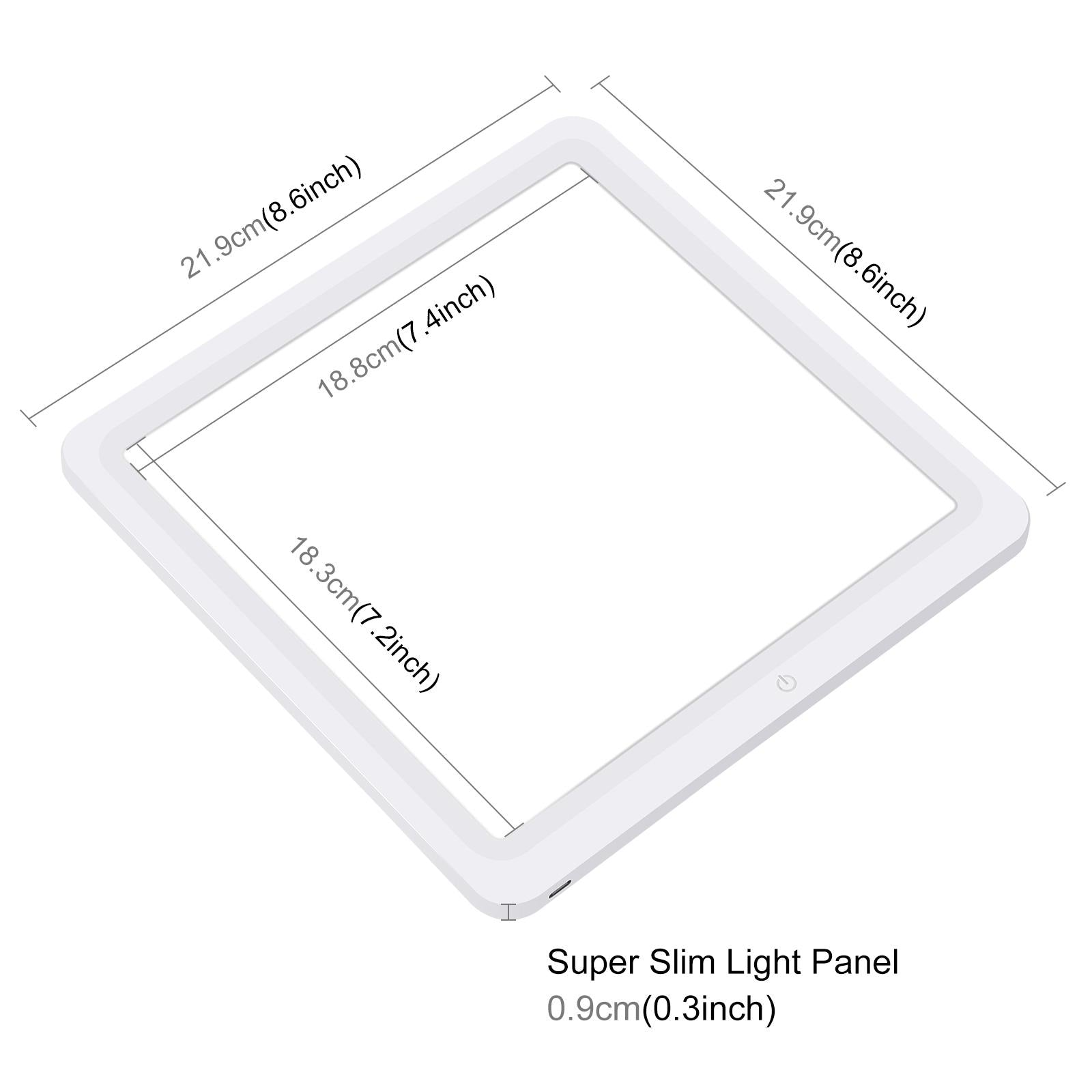 20Cm Led Light Pad For Photo Studio Box - Shadowless-1915197486755090433