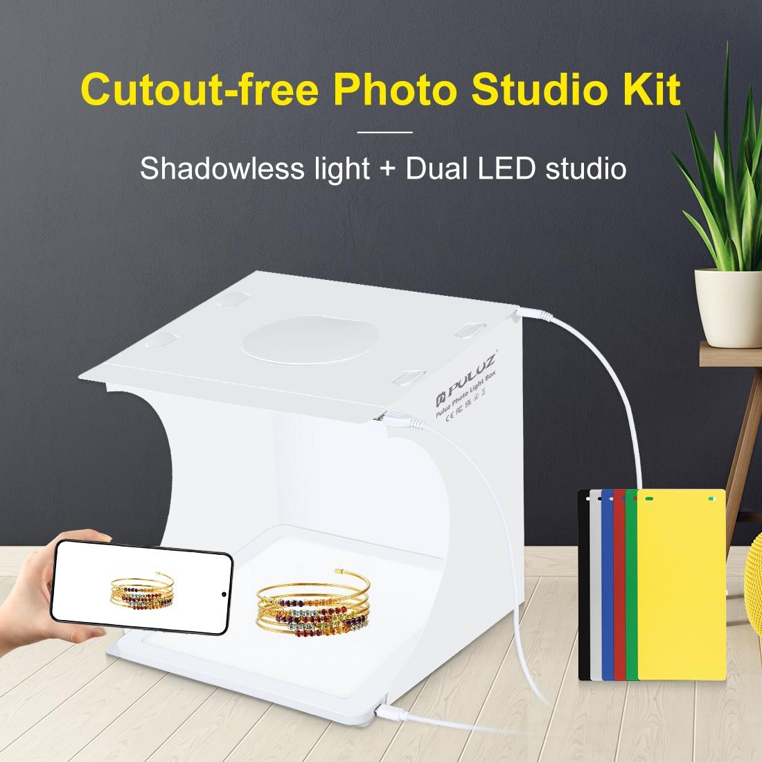 20X20Cm Mini Led Studio Light Panel & Shadowless Tent Box For Photography-1915197214611869699
