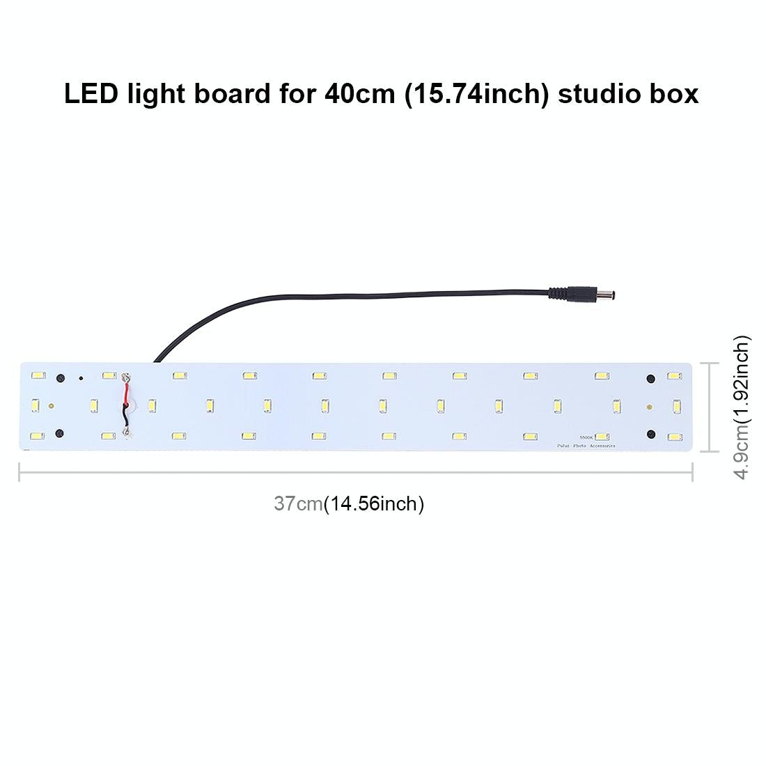 40Cm Studio Tent Light Panel - 15W 1200Lm 32 Smd 5730 5500K Aluminum Base-1915198372080390148