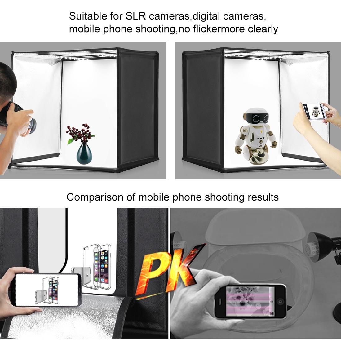 60Cm Studio Tent Light Panel - 30W 1690Lm 60 Leds Smd 5730 - 5500K Aluminum Base-1915197863974014978