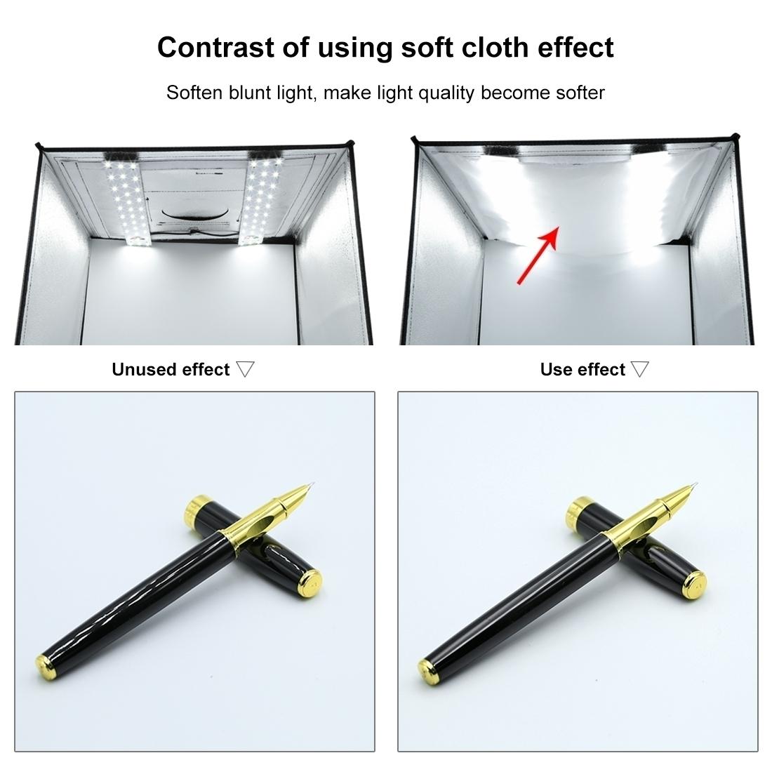 60Cm Studio Tent Light Panel - 30W 1690Lm 60 Leds Smd 5730 - 5500K Aluminum Base-1915197863974014985