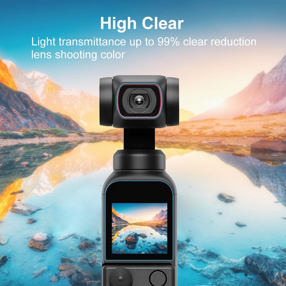 Tempered Glass Lens Protector For Dji Pocket 2 - 9H 2.5D Hd-1915198427252264964