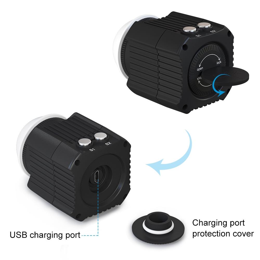 60M Waterproof Led Diving Light For Gopro Hero 12 - Perfect For Underwater Photography-1915196741523738626