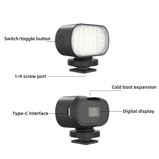 Switchable 6-Colour Led Beauty Fill Light For Live Broadcast And Photography-1915196771248771074